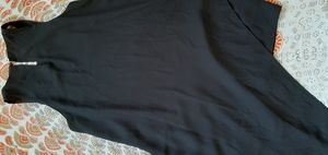 Black asymmetrical dress